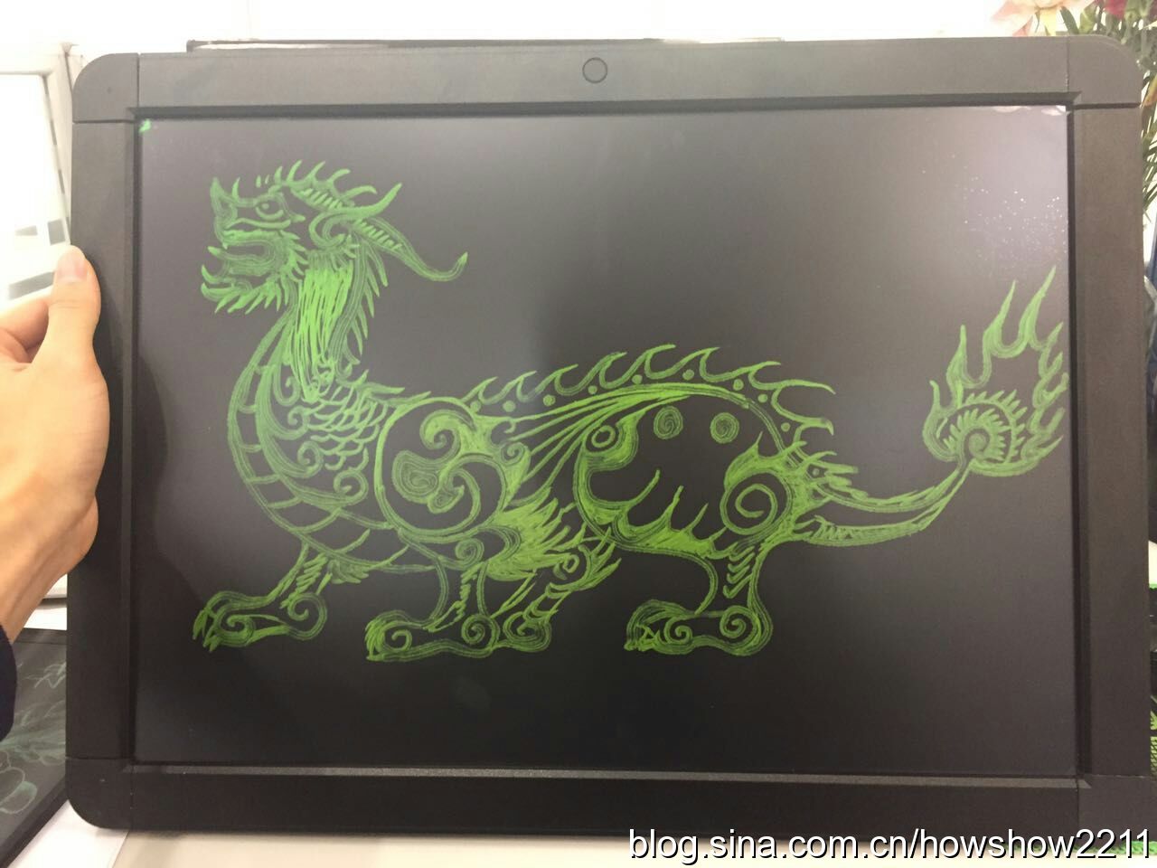 好寫科技高亮型光能小黑板，光能黑板-黑科技不是一點點
